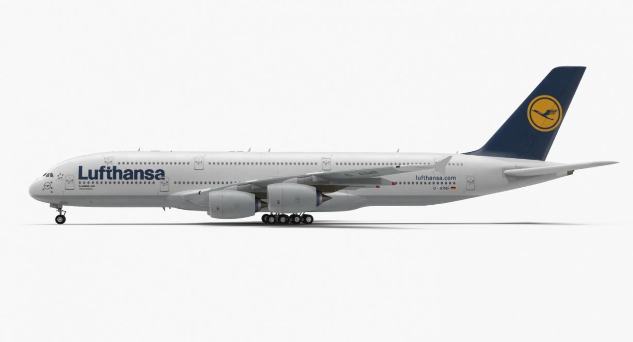 Airbus A380-1000 Air France 3D